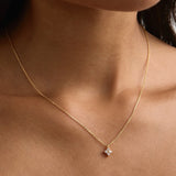 BY CHARLOTTE - Crystal Bloom Necklace | Gold