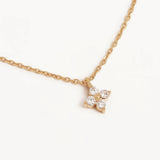 BY CHARLOTTE - Crystal Bloom Necklace | Gold