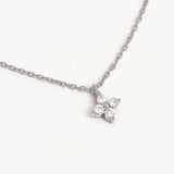 BY CHARLOTTE - Crystal Bloom Necklace | Silver