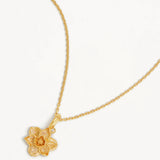 BY CHARLOTTE - Birth Flower Necklace - December - Narcissus | Gold