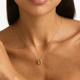BY CHARLOTTE - Lucky Horseshoe Necklace | Gold
