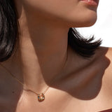BY CHARLOTTE - Lucky Horseshoe Necklace | Gold