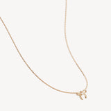 BY CHARLOTTE - Forever More Bow Necklace | Gold