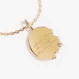 BY CHARLOTTE - With Wings I Fly Necklace | Gold