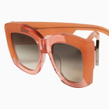 VALLEY EYEWEAR - Coltrane - Transparent Pink w. Blush Corners / Brown Gradient Lens