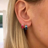 Fairley - Pink Ombre Crystal Huggies