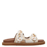 DE SIENA - Norren Beaded Fussbett - Off White Yellow