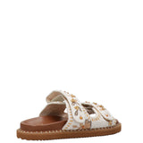 DE SIENA - Norren Beaded Fussbett - Off White Yellow