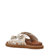 DE SIENA - Norren Beaded Fussbett - Off White Yellow