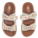DE SIENA - Norren Beaded Fussbett - Off White Yellow