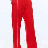 ENA PELLY - Piper Stripe Pant - Flame Red
