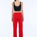 ENA PELLY - Piper Stripe Pant - Flame Red