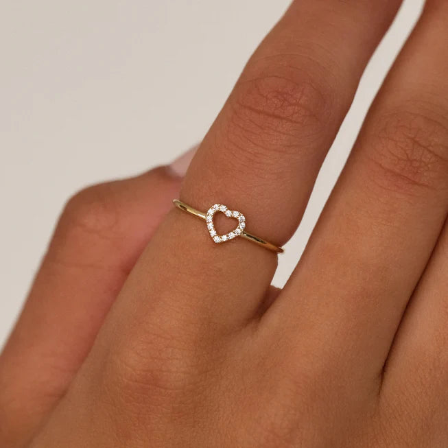 By Charlotte - 14k Gold Eternal Love Diamond Ring 14K - Solid Gold