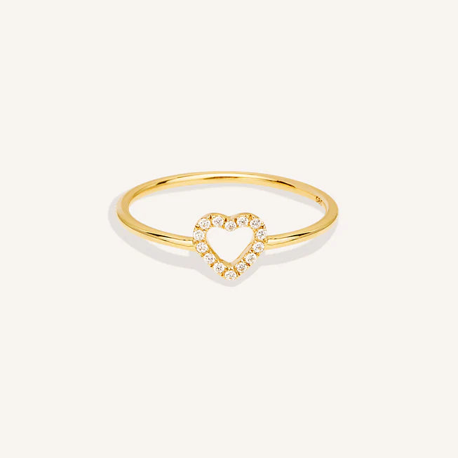 By Charlotte - 14k Gold Eternal Love Diamond Ring 14K - Solid Gold