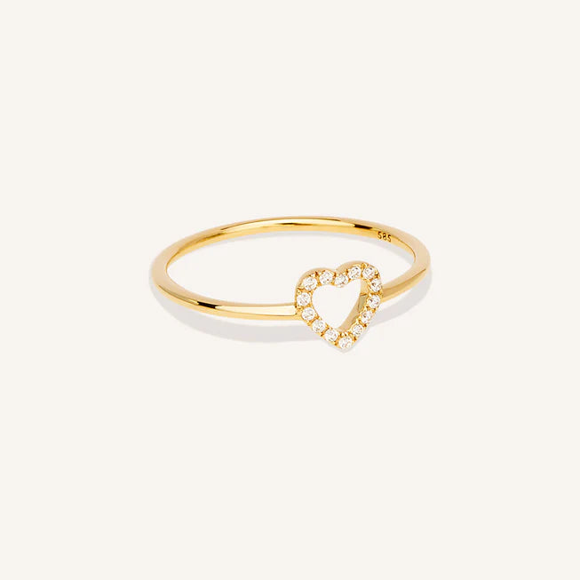 By Charlotte - 14k Gold Eternal Love Diamond Ring 14K - Solid Gold