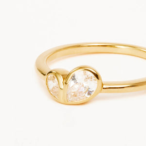 By Charlotte - Adored Ring - 18K Gold Vermeil