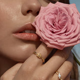 BY CHARLOTTE - Bloom Within Lotus Ring | Gold