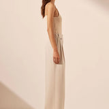 SHONA JOY - Irena High Waisted Tailored Pant - Bone