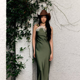 REMAIN - Rue Maxi Dress - Seaweed