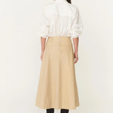 ROWIE - Anouk Midi Skirt - Khaki