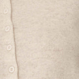 ROWIE - Celia Merino Knit Cardigan - Oat Marle