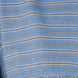 ROWIE - Cole Stripe Crop Shirt - Lagoon