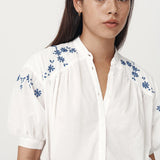 ROWIE - Cora Spring Blouse - Cobalt Étoile