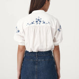 ROWIE - Cora Spring Blouse - Cobalt Étoile