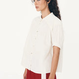 ROWIE - Cora Spring Blouse - Vanilla