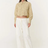 ROWIE - Jessica Cargo Pants - Bone
