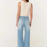 ROWIE - Percy Curve Seam Jeans - Faded Blue