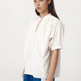 ROWIE - Piper Organic Blouse - Creme