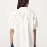 ROWIE - Piper Organic Blouse - Creme