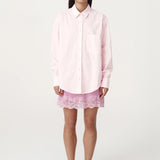 ROWIE - Ramona Tie Back Shirt - Powder Pink