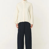 ROWIE - Soren Funnel Neck Bomber Jacket - Vanilla Creme
