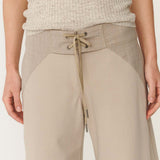ROWIE - Surf Wide Crop Pants - Driftwood