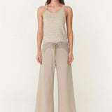 ROWIE - Surf Wide Crop Pants - Driftwood