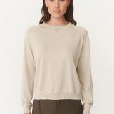 ROWIE - Tiga Pigment Knit Jumper - Stone