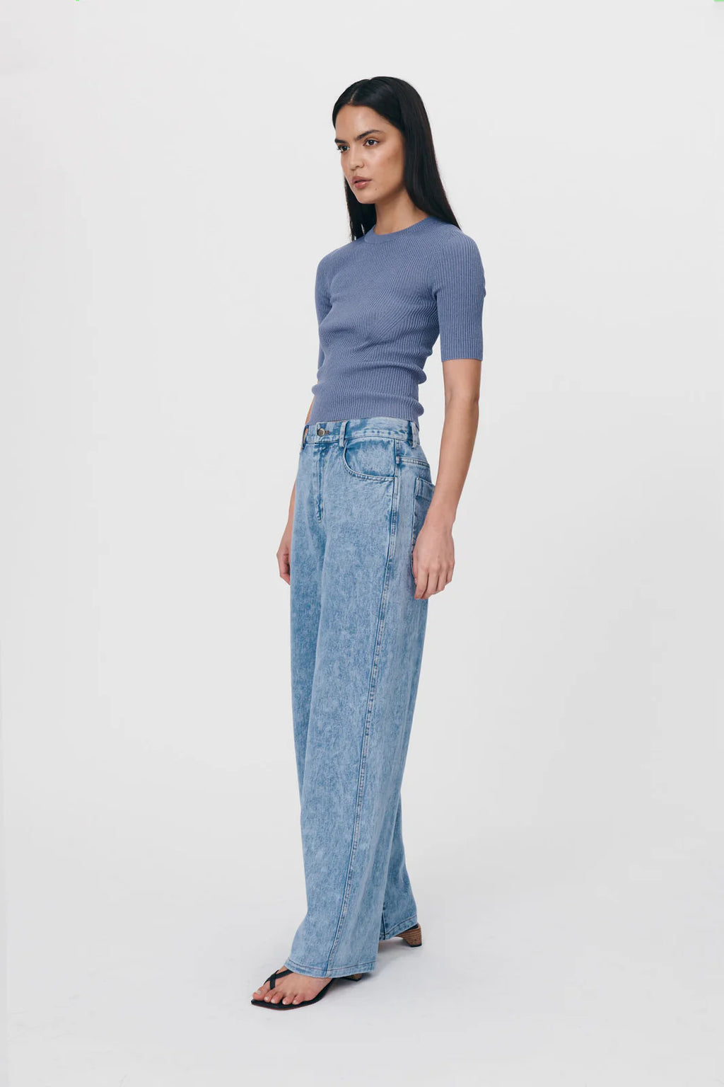 ROWIE - Silvie Organic Straight Jeans - Vintage Denim