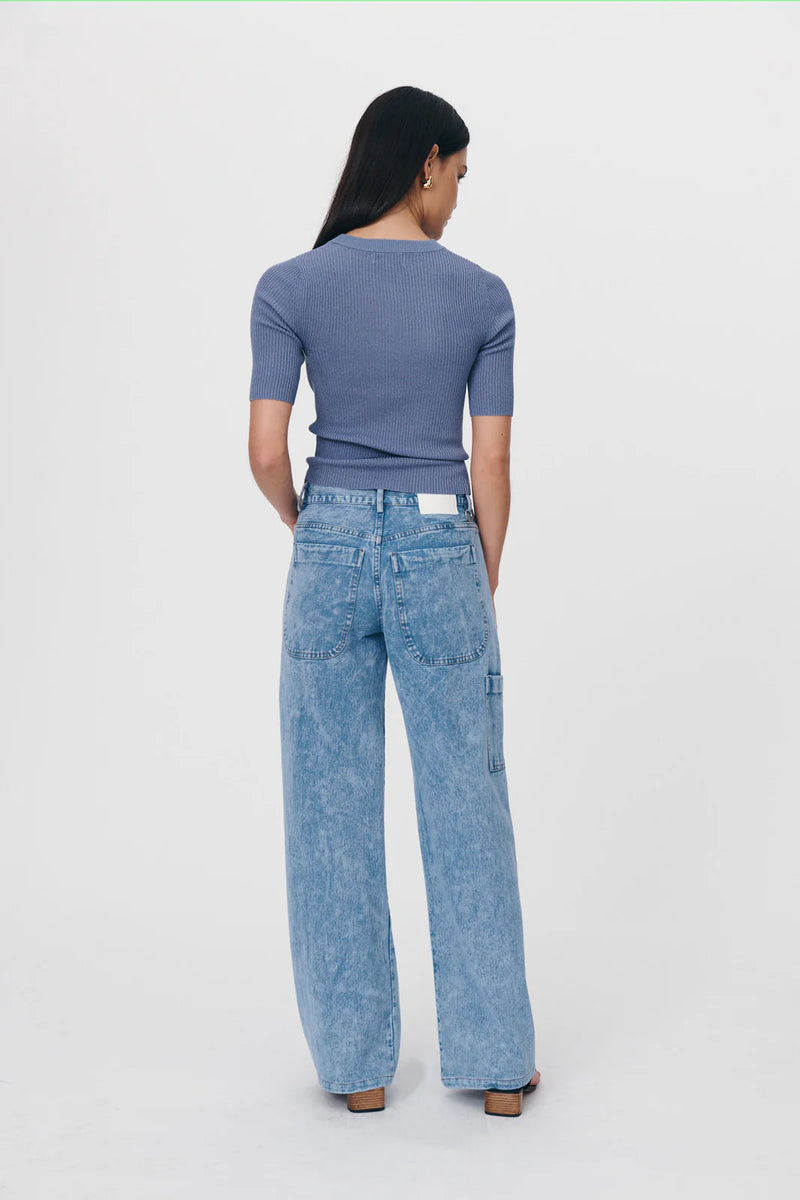 ROWIE - Silvie Organic Straight Jeans - Vintage Denim