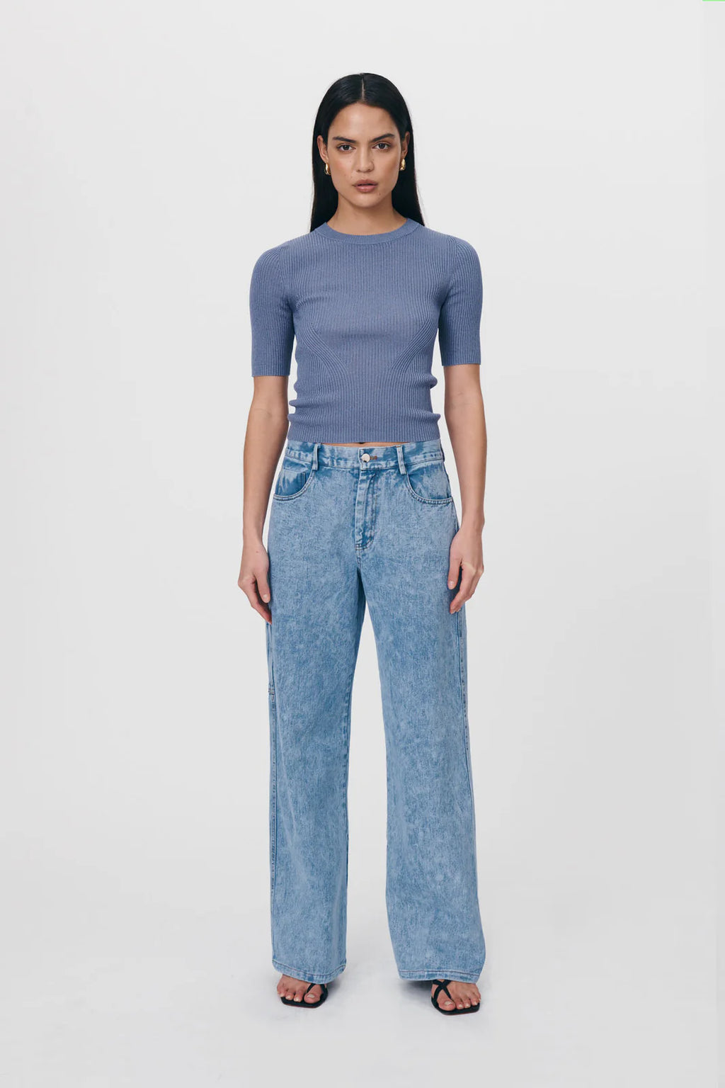 ROWIE - Silvie Organic Straight Jeans - Vintage Denim