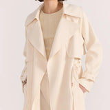 STAPLE THE LABEL - Sabine Trench Coat - Cream