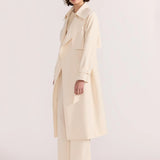 STAPLE THE LABEL - Sabine Trench Coat - Cream