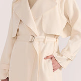 STAPLE THE LABEL - Sabine Trench Coat - Cream