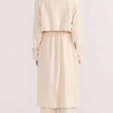 STAPLE THE LABEL - Sabine Trench Coat - Cream