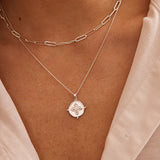 MURKANI - Sahara Medallion Necklace | Silver