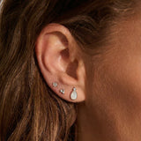 MURKANI - Loved Always Faceted Moonstone Earring | Silver