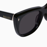 VALLEY EYEWEAR - Tomahawk - Gloss Black w. Gold Metal Black Lens