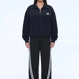 ENA PELLY - Noa 1/4 Zip Sweatshirt - Black
