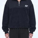 ENA PELLY - Noa 1/4 Zip Sweatshirt - Black